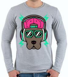 printfashion Divatkutya - Férfi hosszú ujjú póló - Sport szürke (42118)