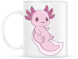 printfashion Cuki axolotl - Bögre - Fehér (14020158)