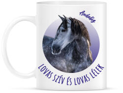 printfashion Lovas szív - Andalúz - Bögre - Fehér (7194086)