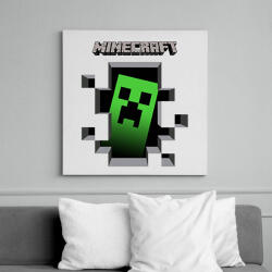 printfashion Minecraft - Vászonkép - Fehér (6622712)