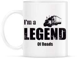 printfashion im a legend of roads - Bögre - Fehér (1777356)