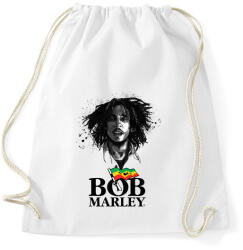 printfashion bob marley - Sportzsák, Tornazsák - Fehér (14729437)