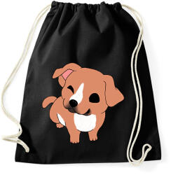 printfashion Aranyos amstaff/pitbull (barna) - Sportzsák, Tornazsák - Fekete (13882870)