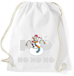 printfashion Hóember Ho Ho Hó - Sportzsák, Tornazsák - Fehér (4075159)