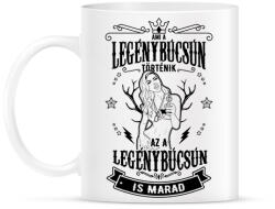 printfashion Ami a legénybúcsún marad - Bögre - Fehér (2616908)