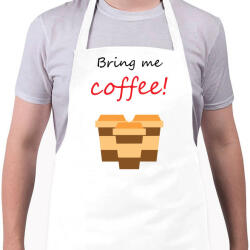 printfashion coffee - Kötény - Fehér (4903312)