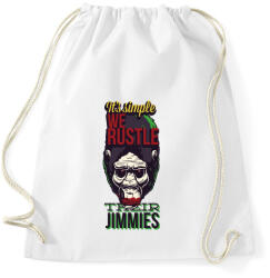 printfashion Gorilla - Sportzsák, Tornazsák - Fehér (4218050)