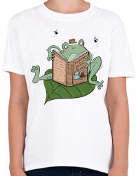 printfashion Büszkeség és békaélet - Gyerek póló - Fehér (14111592)