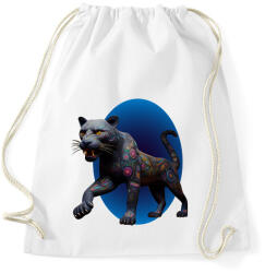 printfashion Fekete párduc - Sportzsák, Tornazsák - Fehér (14814885)