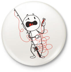 printfashion Pecás_Rajztábla 1 - Kitűző, hűtőmágnes - Fehér (5502939)