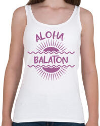 printfashion Aloha Balaton - Női atléta - Fehér (7348175)