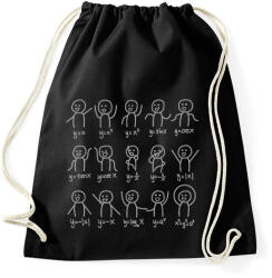 printfashion Matek tánc - Sportzsák, Tornazsák - Fekete (8592133)