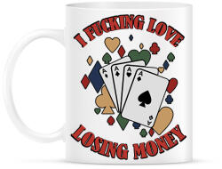 printfashion Losing money - Bögre - Fehér (15560140)