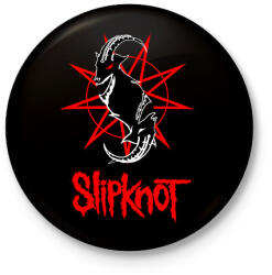 printfashion slipknot2 - Kitűző, hűtőmágnes - Fekete (15939168)
