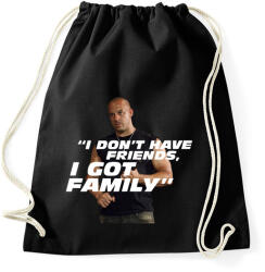 printfashion Dom Toretto - Sportzsák, Tornazsák - Fekete (5204344)