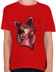 printfashion Cuki Foxy - Gyerek póló - Piros (15041140)