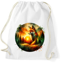 printfashion Cuki erdei róka - Sportzsák, Tornazsák - Fehér (15371995)
