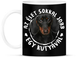printfashion Tacskó - Bögre - Fekete (5438248)