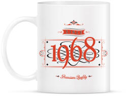 printfashion since-1968-red-black - Bögre - Fehér (790671)