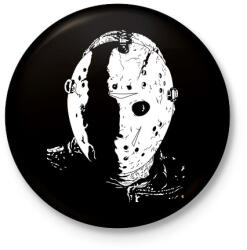 printfashion Jason Voorhees 4 - Kitűző, hűtőmágnes - Fekete (5564688)