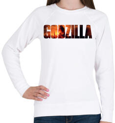 printfashion Godzilla - Női pulóver - Fehér (2300573)