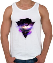 printfashion King of the known universe - Férfi atléta - Fehér (225409)