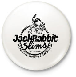 printfashion Jackrabbit - Kitűző, hűtőmágnes - Fehér (3082143)
