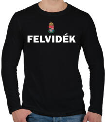 printfashion Felvidék - Férfi hosszú ujjú póló - Fekete (14115622)