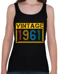 printfashion 1961 - Női atléta - Fekete (13120185)