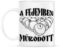 printfashion A fejemben működött - Bögre - Fehér (11790978)