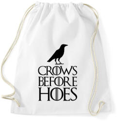 printfashion Trónok Harca- Crows before hoes - Sportzsák, Tornazsák - Fehér (1814929)
