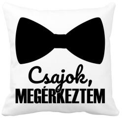 printfashion Csajok megérkeztem - Párnahuzat, Díszpárnahuzat - Fehér (2769110)