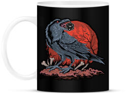 printfashion Holló kockával - Bögre - Fekete (5515256)