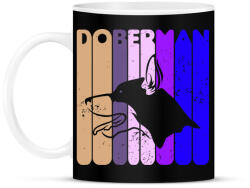 printfashion Doberman - Bögre - Fekete (1229930)