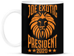 printfashion Joe Exotic elnök 2020 - Bögre - Fekete (2628635)