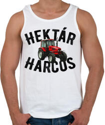 printfashion Hektár Harcos - Férfi atléta - Fehér (11342298)