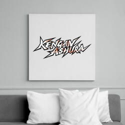 printfashion kengan ashura logo - Vászonkép - Fehér (6632928)