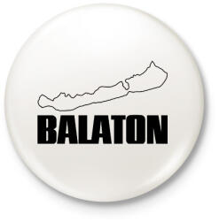 printfashion balaton - Kitűző, hűtőmágnes - Fehér (7271893)