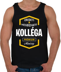 printfashion Kolléga prémium minőség - Férfi atléta - Fekete (1441175)