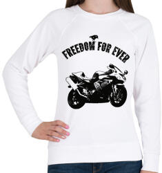 printfashion gyorsasági motor - Női pulóver - Fehér (1356728)