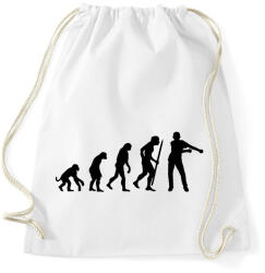 printfashion Floss tánc evolúció - Sportzsák, Tornazsák - Fehér (1421047)