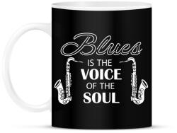 printfashion Blues is the voice - Bögre - Fekete (7658267)