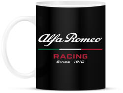 printfashion Alfa Romeo racing since 1910 - fehér - Bögre - Fekete (5448232)