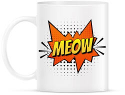 printfashion Cica meow - Bögre - Fehér (4210342)