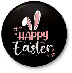 printfashion husvét8 - Kitűző, hűtőmágnes - Fekete (6585365)