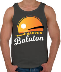 printfashion Nagyon Balaton - Férfi atléta - Sötétszürke (2774175)