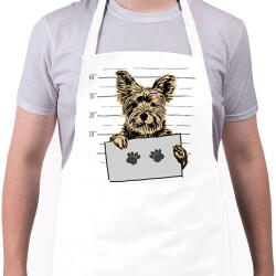 printfashion Yorkshire Terrier - Kötény - Fehér (7654066)