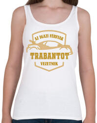 printfashion Trabantos sofőr - Női atléta - Fehér (5177783)