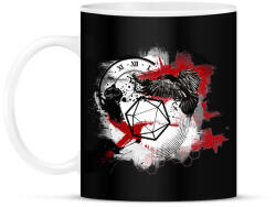 printfashion Trash polka D20 (fekete) - Bögre - Fekete (2867042)