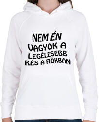 printfashion Nem én vagyok - Női kapucnis pulóver - Fehér (5006327)